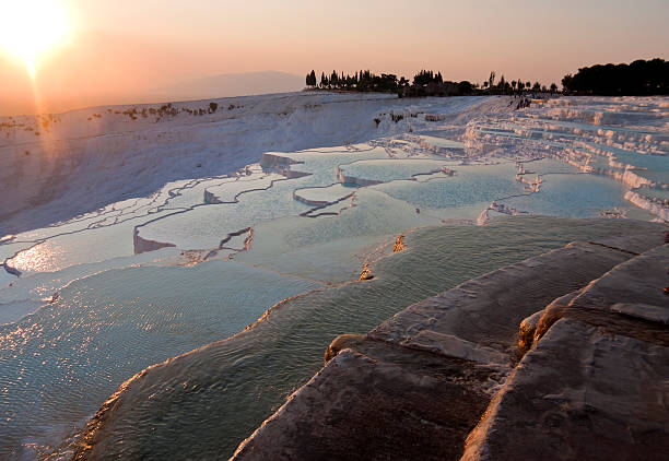 istock Thermal waters of Pamukkale, Turkey under the bright sun 167452903