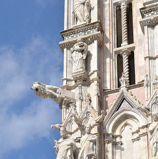 istock Lion and statues on the Siena cathedral 167457079