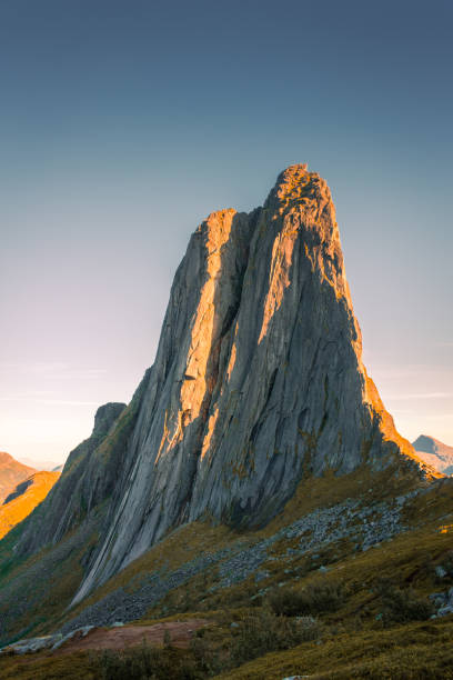 istock The epic Segla mountain viewed from Mount Hesten at sunset,  Senja Island, Norway 1674589501