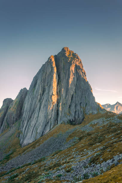 istock The epic Segla mountain viewed from Mount Hesten at sunset,  Senja Island, Norway 1674589539