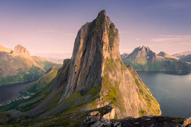 istock The epic Segla mountain viewed from Mount Hesten at sunset,  Senja Island, Norway 1674593393