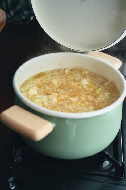istock Creamy Cauliflower Soup with Vegan Bellalodi Cheese 1674607834