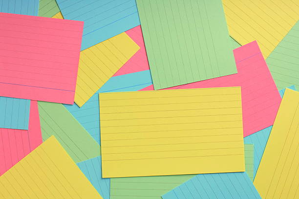 4,200+ Colored Index Cards Stock Photos, Pictures & Royalty-Free Images -  iStock