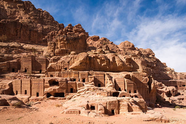 istock Facades of Petra 167464446