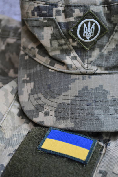 istock Ukrainian military uniform with chevron 1674658639