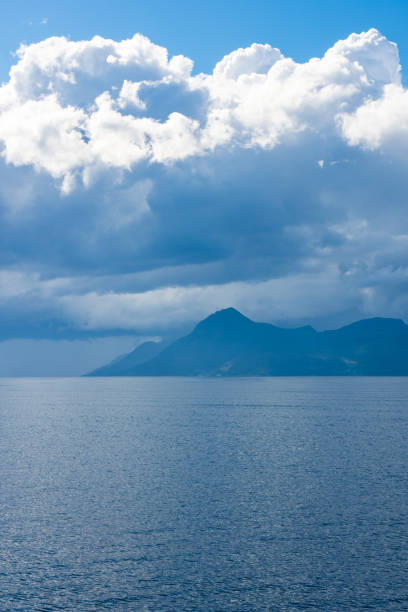 istock Fjord landscape from a ferry cruise in  Molde, Norway 1674664668