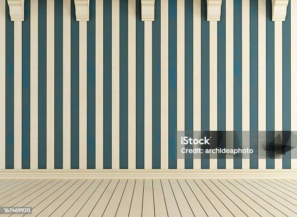 Weiß Und Blau Holzzimmer Stockfoto und mehr Bilder von Altertümlich - Altertümlich, Bauholz, Bauholz-Brett