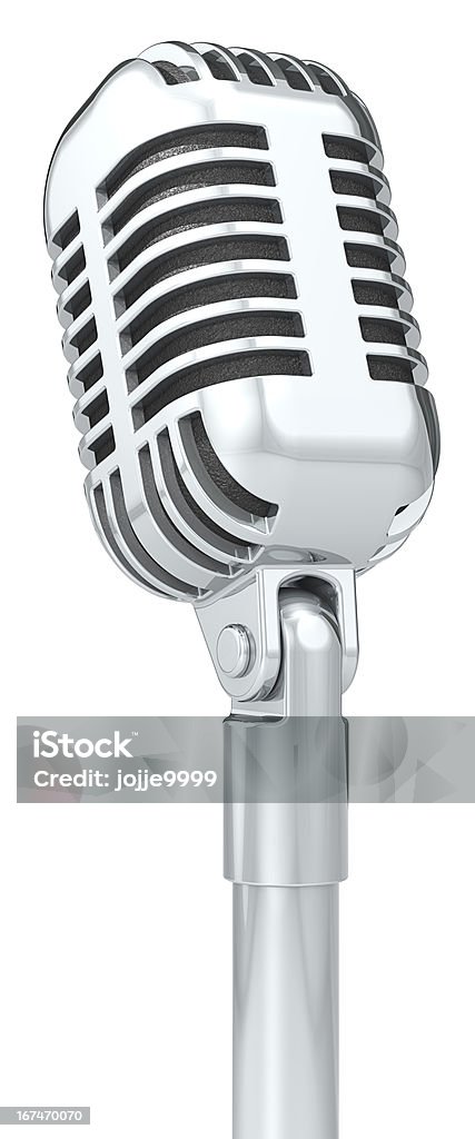 Microfono. - Foto stock royalty-free di Composizione verticale