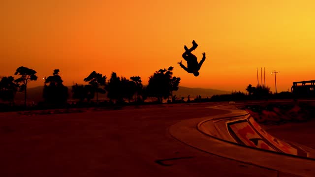 Sunset Skater Flip