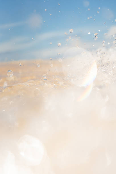 Splashing Ocean water in Fiji