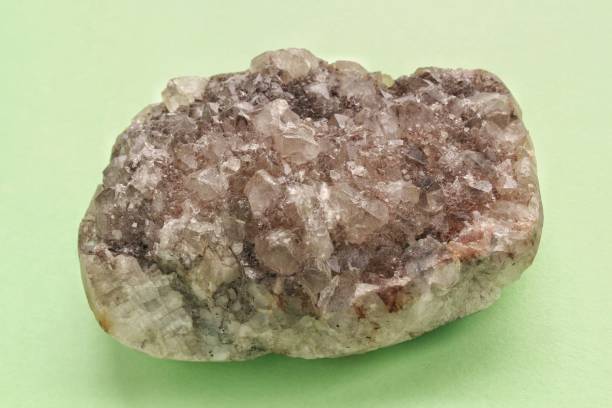istock Natural amethyst druse geode mineral crystal unpolished semi-precious gemstone. Magic rock for ritual, witchcraft, spiritual practice, meditation. Esoteric life balance concept. Copy space 1674799190