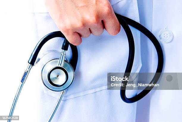 Doctor And Stethoscope Stock Photo - Download Image Now - Adult, Adults Only, Cardiologist