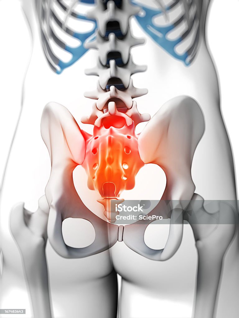 Dolorosa Sacro - Foto de stock de Anatomia royalty-free