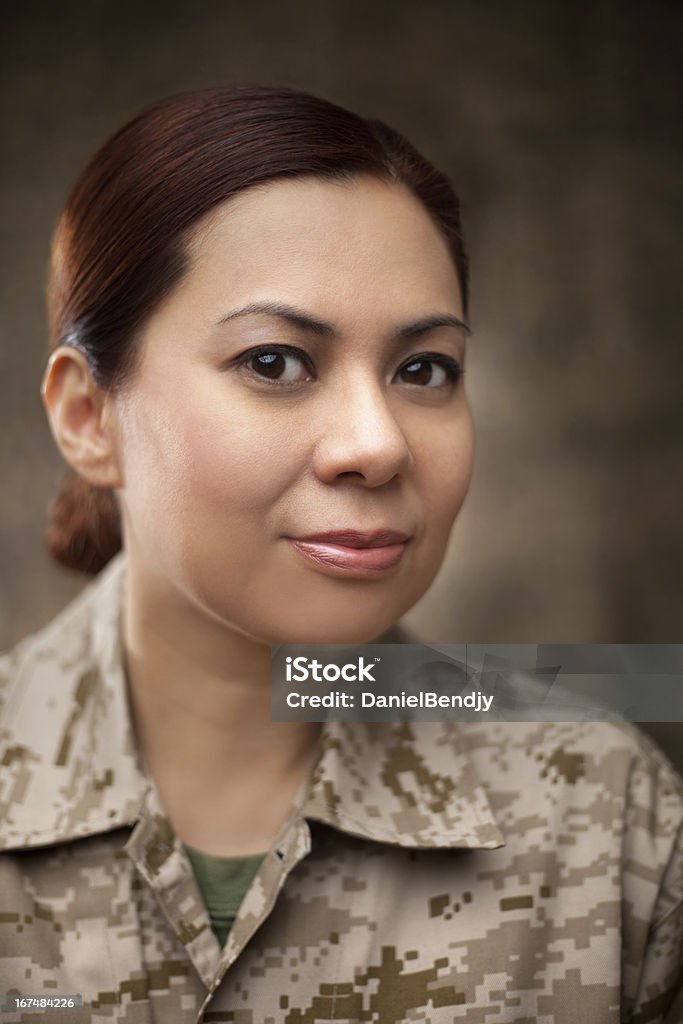 미국 해운용 Female 병정 세로는 - 로열티 프리 군대 스톡 사진