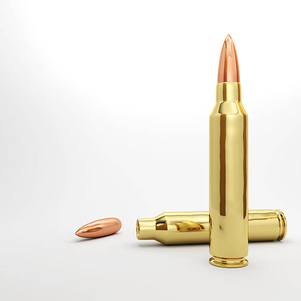 Couple of Rifle Bullets stock photo