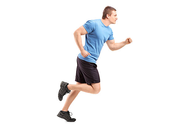 istock Male athlete running 167491989