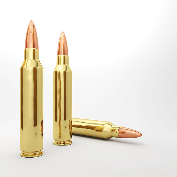 Rifle Bullets stock photo