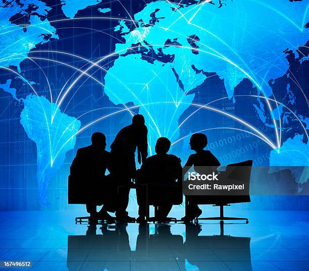 Globalne Spotkanie Biznesowe - zdjęcia stockowe i więcej obrazów Biznes - Biznes, Biznes międzynarodowy, Biznesmen