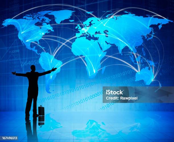 Successful Global Business Stock Photo - Download Image Now - Achievement, Back Lit, Business