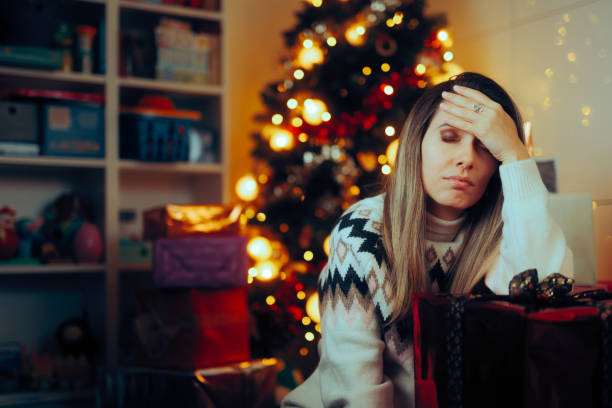 istock Unhappy Stressed Christmas Woman Waiting 1674968470