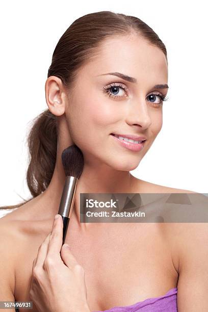 Face Makeup Stock Photo - Download Image Now - 20-24 Years, Adult, Adults Only