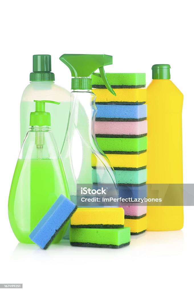 Produtos de limpeza da casa - Royalty-free Afazeres Domésticos Foto de stock