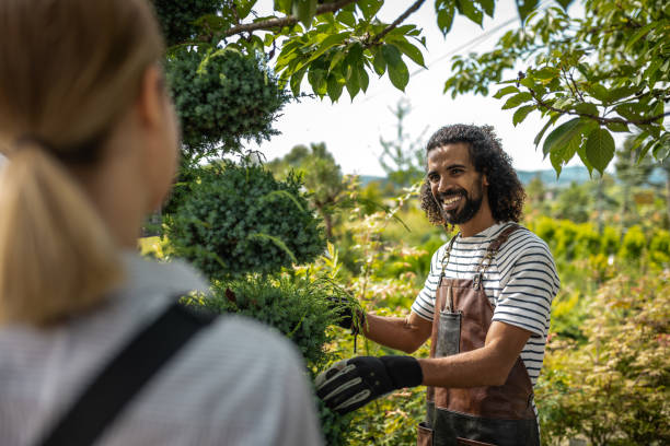 istock Arabic gardener in the garden 1675122132