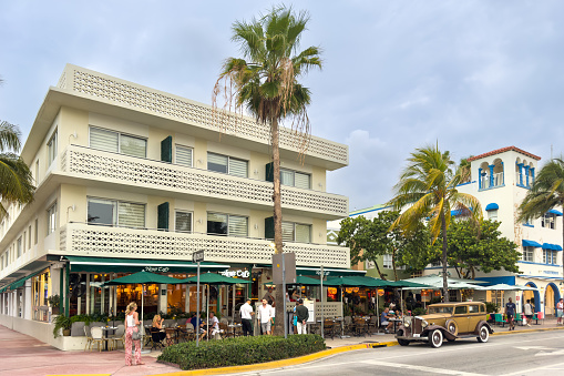West Palm Beach, FL, USA - March 24, 2024: Elisabettas Italian Restaurant West Palm Beach FL