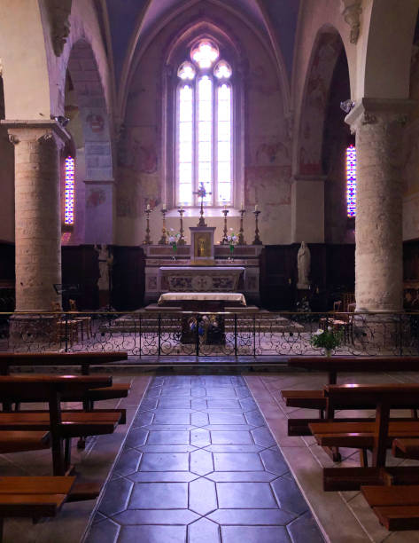 istock Crémieu, France: Eglise des Augustins Interior 1675195905