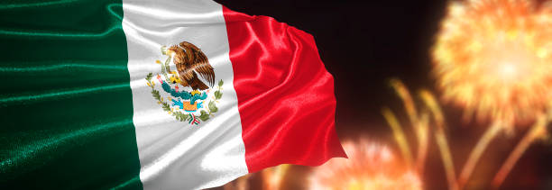 istock Mexico flag waving on Independence Day - September 16 1675220060