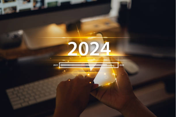 istock New Year 2024 celebration concept,Smartphone and work desk at home background 1675293922
