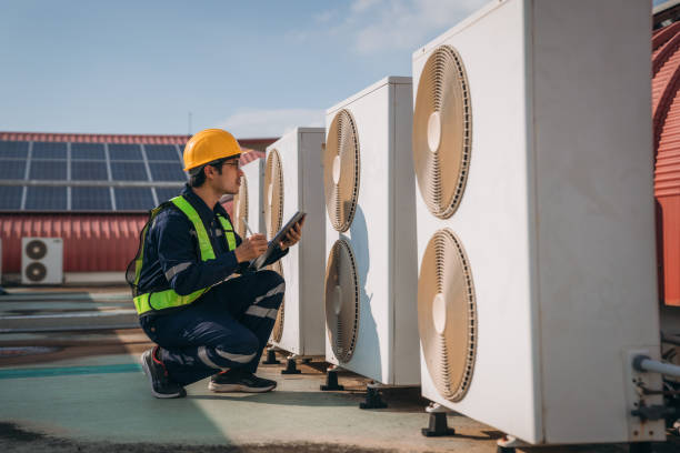istock Engineers is checking the air conditioning cooling system of a major building or industrial facility. 1675299992