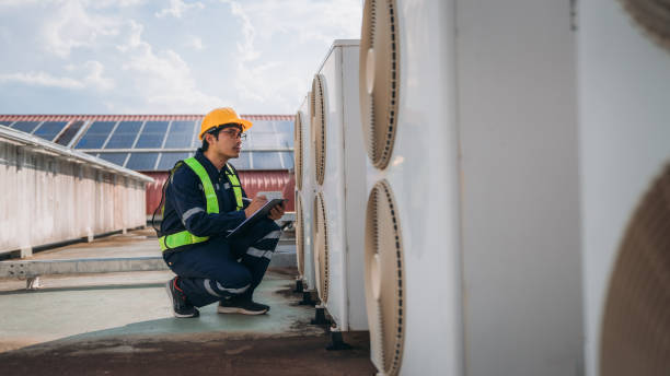 istock Engineers is checking the air conditioning cooling system of a major building or industrial facility. 1675300007
