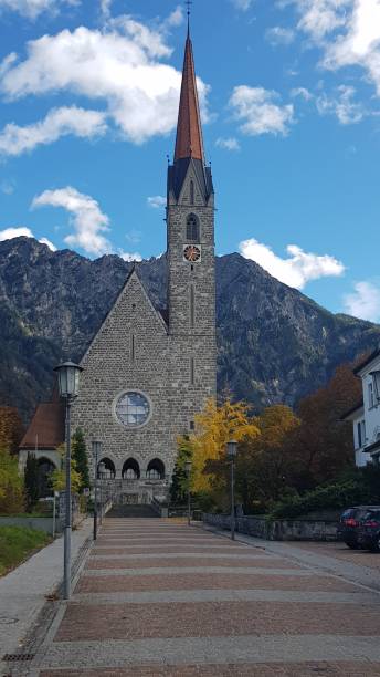 istock Schaan, Liechtenstein - St. Laurentius Church 1675305706
