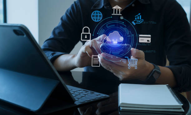 istock Business financial data and marketing growth report graph and data interface science. 1675380308