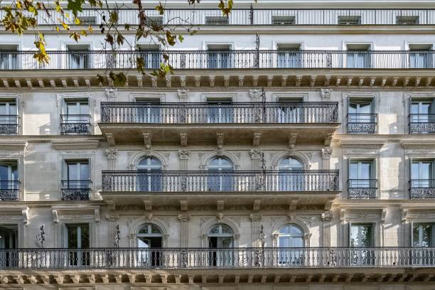 istock Paris, beautiful building in a luxury district 1675403162