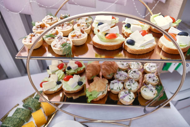 istock Sweet, buffet table with cakes, pies, cookies with glaze. 1675475000