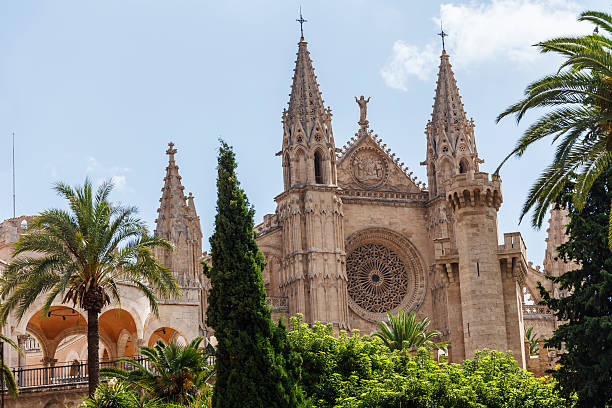 Cathedral of Santa Maria in Palma de Majorca stock photo