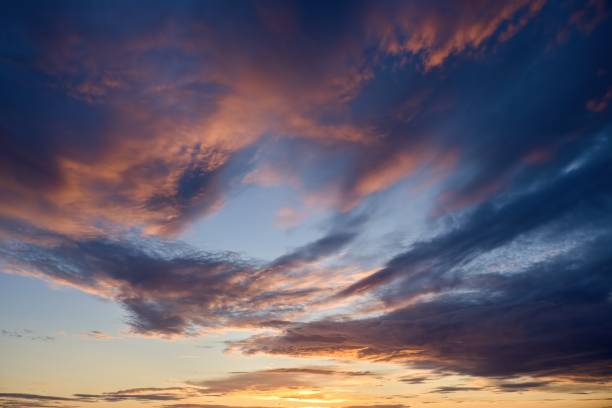 istock Colorful cloudy sky at sunset. 1675539755