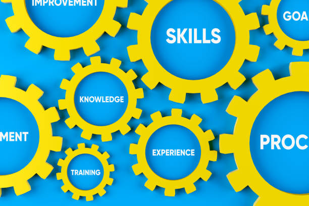 istock Core values, processes and coordination for business success. Cogwheels with business concepts. 1675542562
