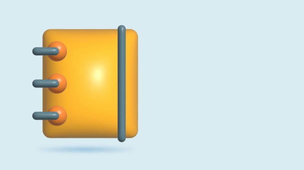 istock 3D Realistic Illustration Book with bookmark icon. Recipe book vector icon. 1675550977