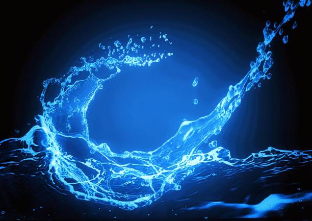 istock 3d illustration of abstract curved blue waves and splashes 1675604931