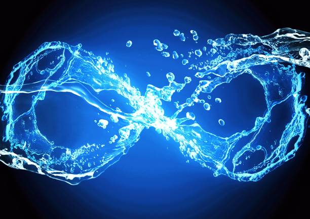 istock 3d illustration of abstract curved blue waves and splashes 1675604932