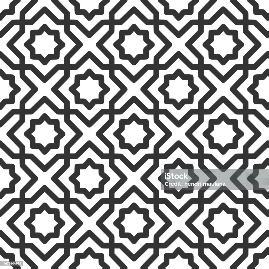 Arab Style Pattern Arabic Style Pattern Background Illustration Stock Illustration ...