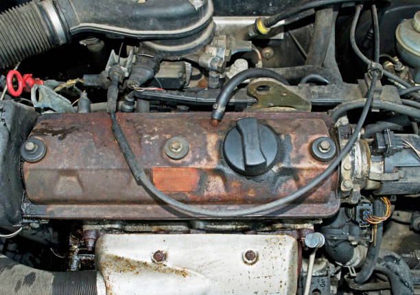 Car engine stock photo