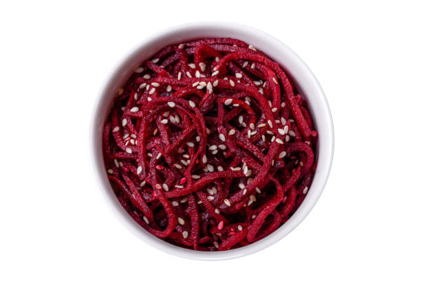 istock Tasty spicy Korean beet with spices and herbs 1675642106