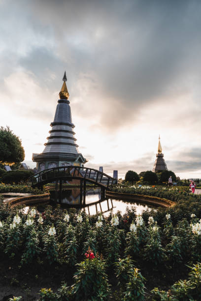 Doi Inthanon pagoda, Northern Thailand