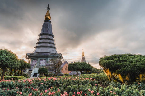 istock Doi Inthanon pagoda, Northern Thailand 1675672756