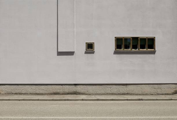 Free picture: pavement, road, trees, urban, wall, windows, architecture ...