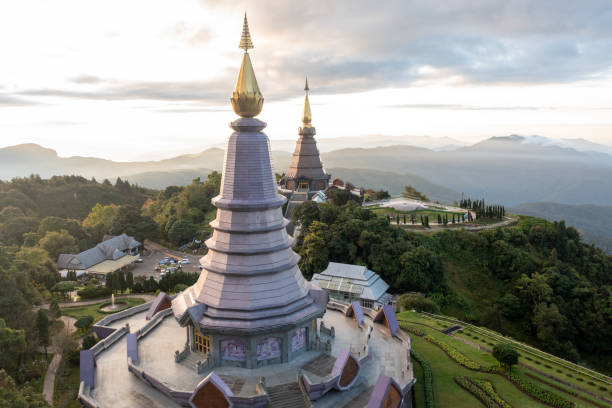 istock Doi Inthanon pagoda, Northern Thailand 1675678481
